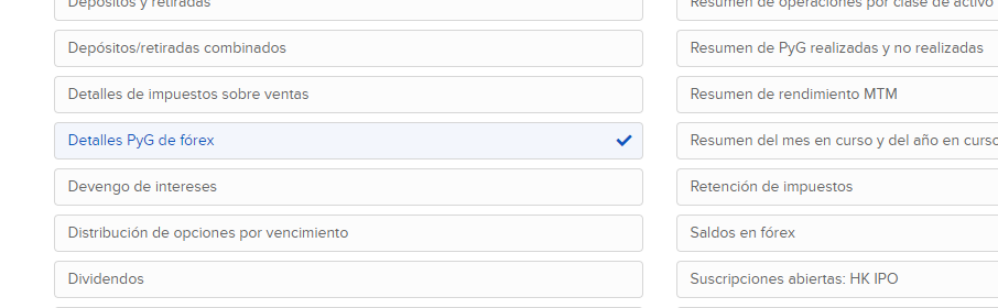 Declaración del IRPF usando el extracto de Interactive Brokers ~2024~