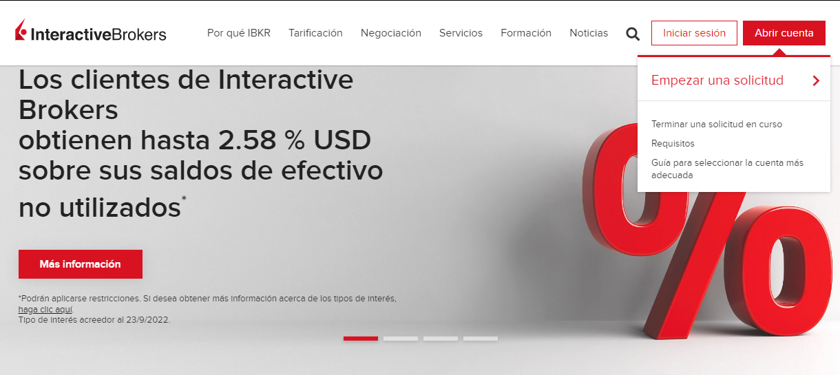 Interactive Brokers - Abrir cuenta y primeros pasos